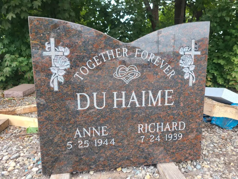 granite Headstone Engraving / Etching hand-carved by Gravestone Engraving in NJ — image 3